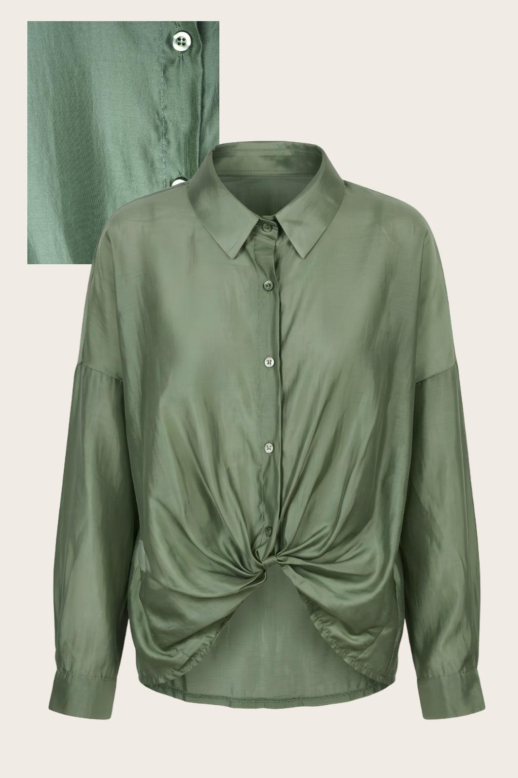 Camisa Satin Chic