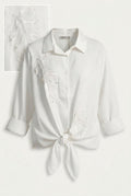 Camisa clasica bordada